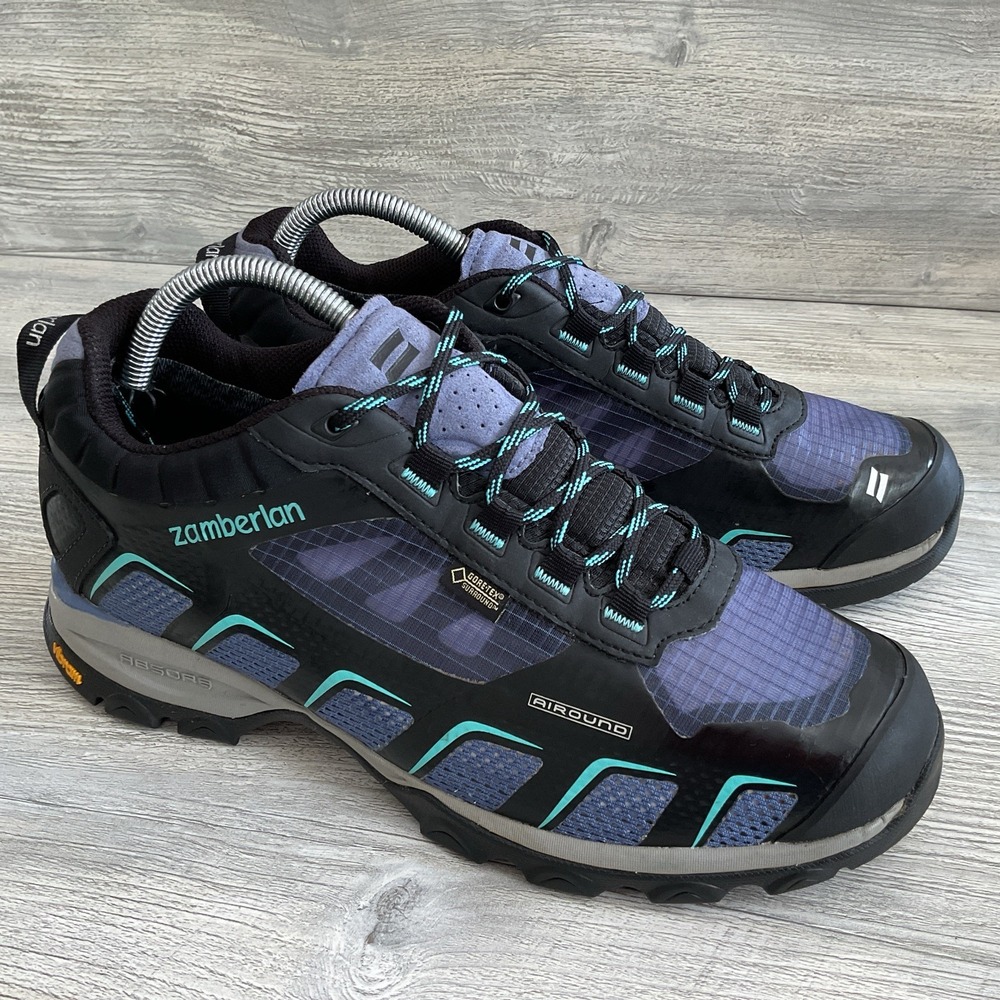 Zamberlan 132 Air Round GTX Hiking Shoes Mens 8 Lace Up Sneakers Low Multicolor